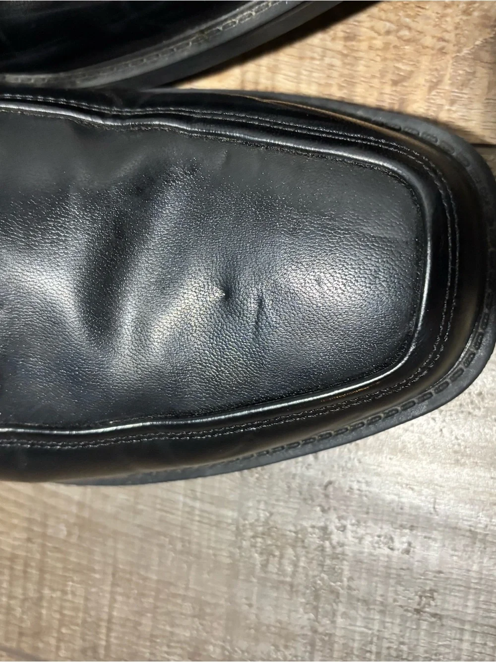 Apt. 9 Men's Black Leather Lace-Up Derby Shoes